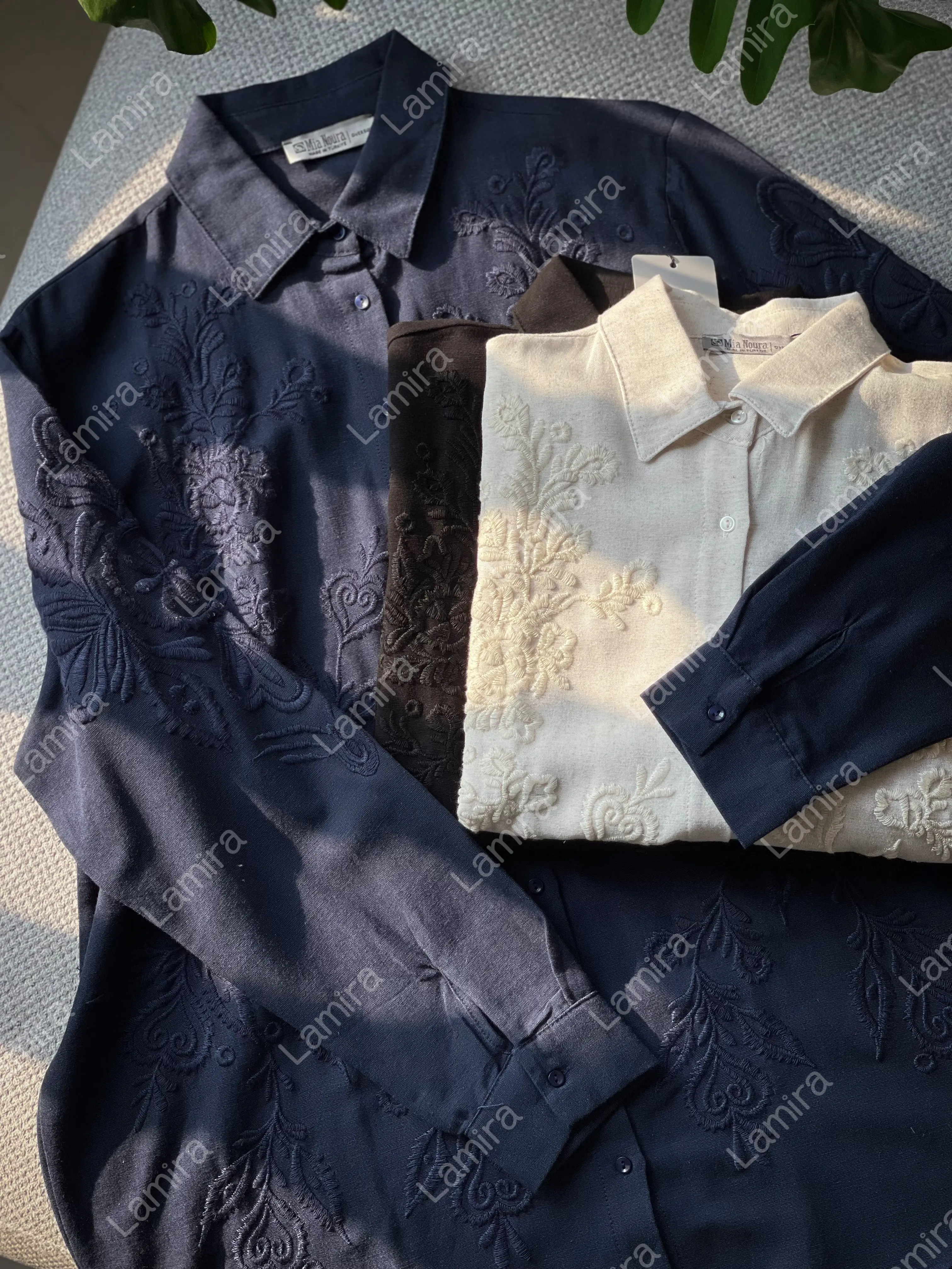 شومیز لینن اورجینال ترک طرح ساریس